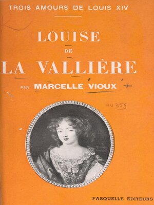 cover image of Louise de La Vallière